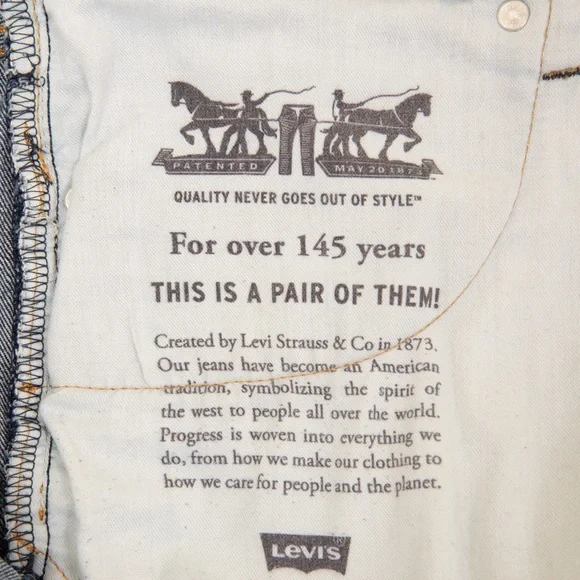 Levi's 511 Blue Jean Shorts - Picture 3 of 8